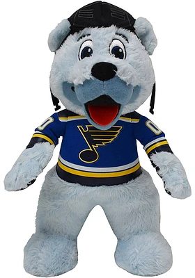 St Louis Blues 10 Inch Mascot Plush - Blue
