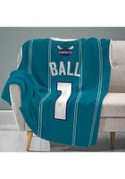 Charlotte Hornets LaMelo Ball 60x80 Jersey Raschel Blanket