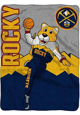 Denver Nuggets Mascot 60x80 Raschel Blanket