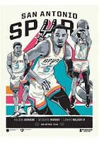 San Antonio Spurs 18x24 Mixtape Unframed Poster