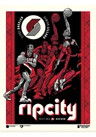 Portland Trail Blazers 18x24 Mixtape Unframed Poster