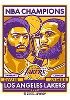 Los Angeles Lakers 18x24 2020 NBA Champions Unframed Poster