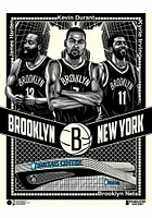 Brooklyn Nets 18x24 Big 3 Unframed Poster