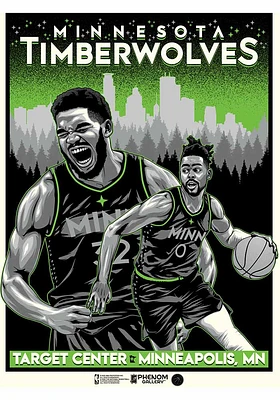 Minnesota Timberwolves 18x24 Unframed Poster