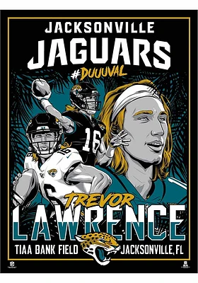 Jacksonville Jaguars 18x24 Trevor Lawrence Unframed Poster