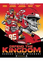 Kansas City Chiefs 18x24 Defend The Kingdom Movie Poster Unframed Poster