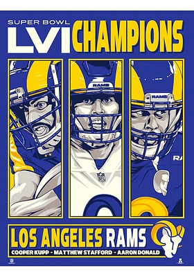 Los Angeles Rams 18x24 Super Bowl LVI Champions Unframed Poster
