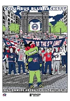 Columbus Blue Jackets 18x24 Home Of The 5th Line Unframed Poster