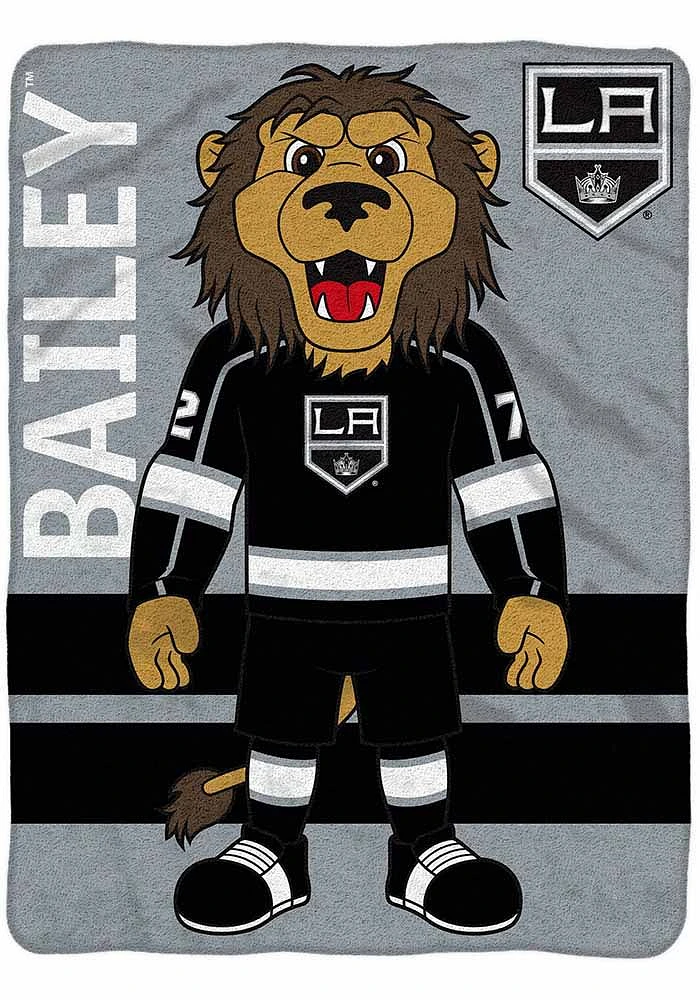 Los Angeles Kings Mascot 60x80 Raschel Blanket