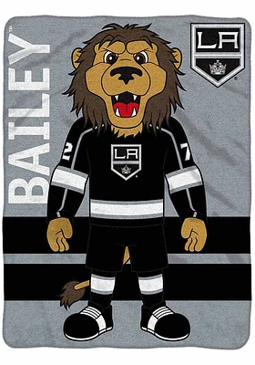 Los Angeles Kings Mascot 60x80 Raschel Blanket