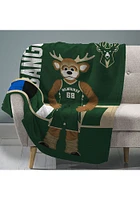 Milwaukee Bucks Mascot 60x80 Raschel Blanket