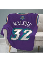 Utah Jazz Karl Malone 60x80 Jersey Raschel Blanket