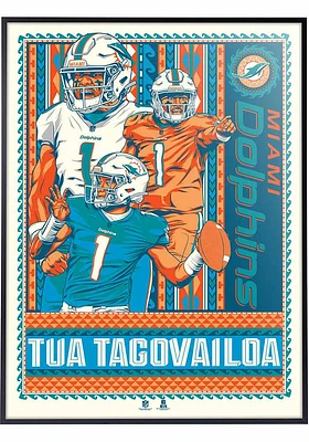 Miami Dolphins Tua Tagovailoa Framed Posters