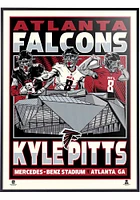 Atlanta Falcons Kyle Pitts 18x24 Framed Posters