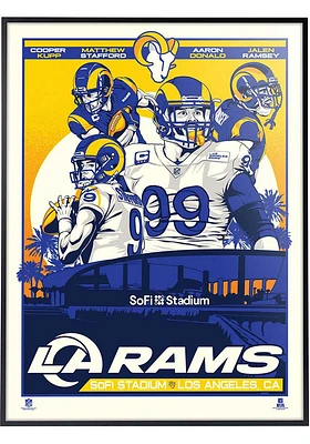 Los Angeles Rams Player 2021 18x24 Deluxe Framed Posters