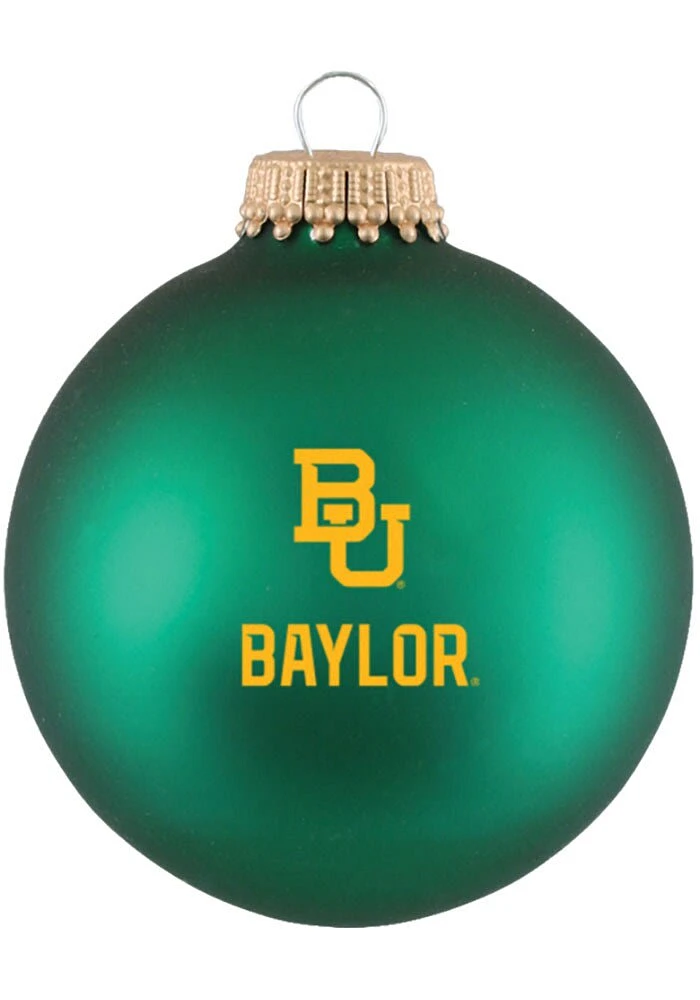 Baylor Bears Matte Ornament - Green