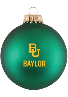 Baylor Bears Matte Ornament - Green