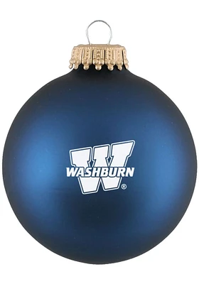 Washburn Ichabods Matte Ornament - Navy Blue