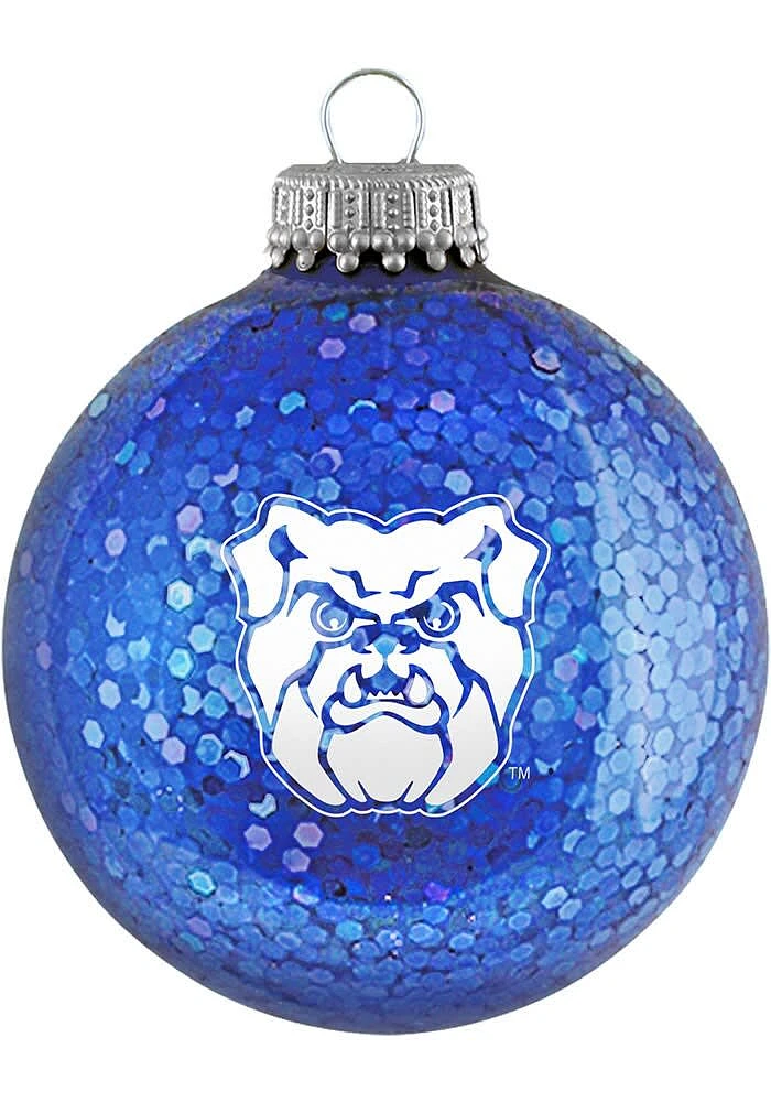 Butler Bulldogs Sparkle Blue Ornament - Blue