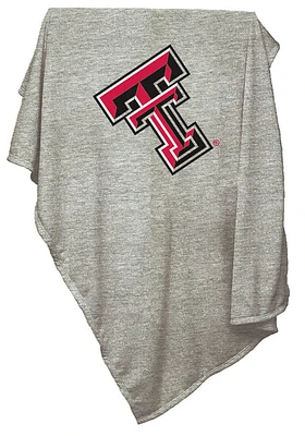 Texas Tech Red Raiders Embroidered Team Logo Design Sweatshirt Blanket