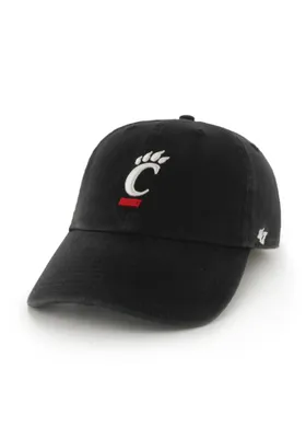 47 Cincinnati Bearcats Logo Clean Up Adjustable Hat - Black