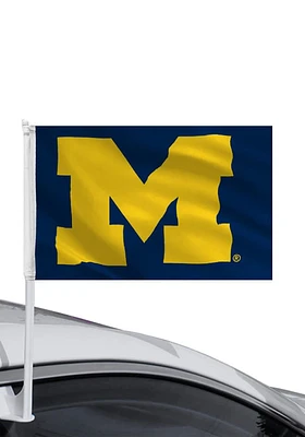 Michigan Wolverines 11x16 Car Flag - Blue