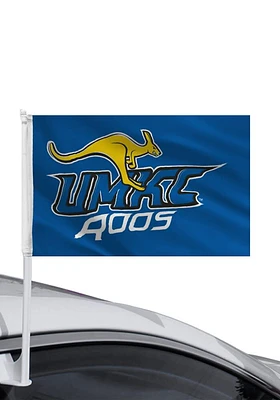 UMKC Roos 11x16 Blue Car Flag - Blue