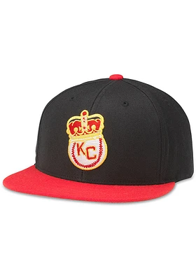 Kansas City Monarchs Black Archive 400 Mens Snapback Hat