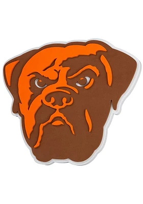 Cleveland Browns Dog Foam Sign - Brown