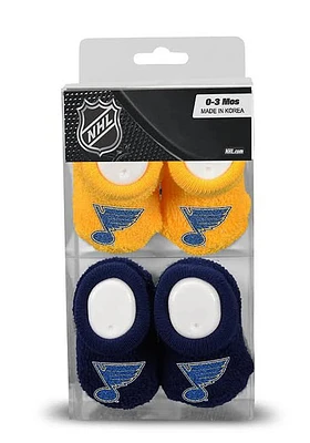 St Louis Blues 2pk Baby Bootie Boxed Set