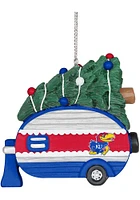 Kansas Jayhawks Camper Ornament - Blue