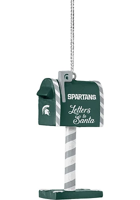 Michigan State Spartans Mailbox Ornament - Green