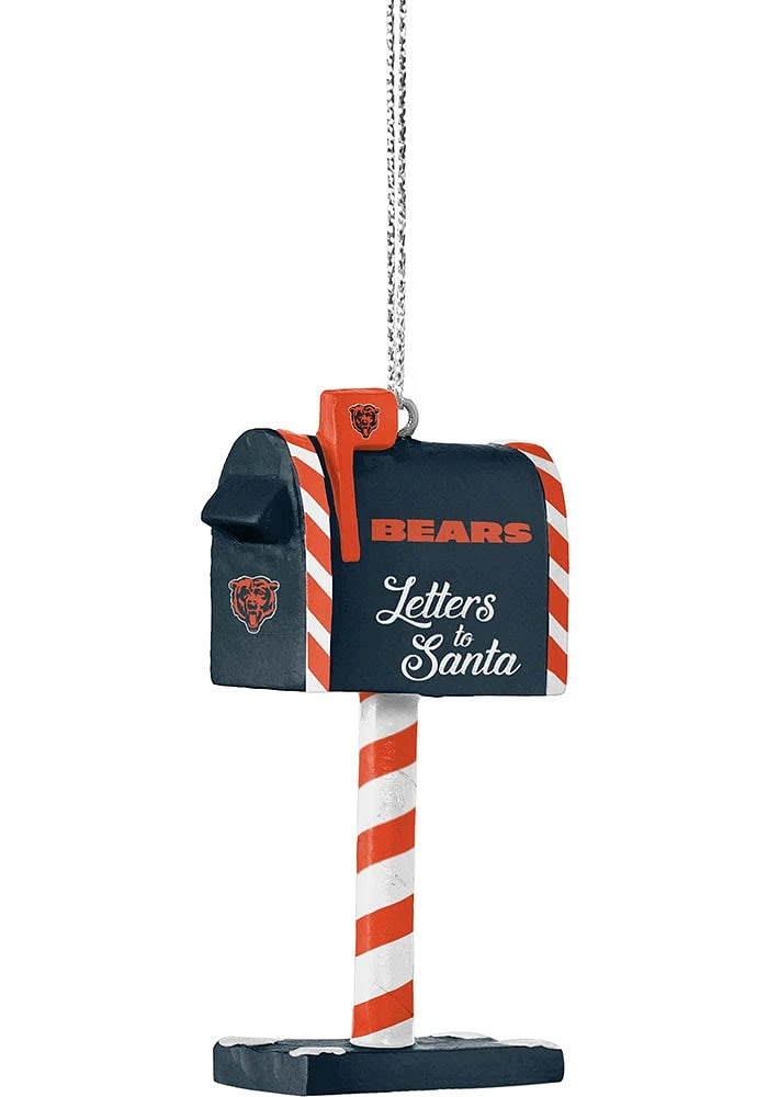 Chicago Bears Mailbox Ornament - Blue
