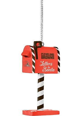Cleveland Browns Mailbox Ornament - Orange