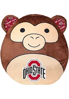 Forever Collectibles Ohio State Buckeyes  9 Inch Reversible Squisherz Monkey/Bear Plush