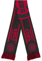 Forever Collectibles Chicago Cubs Charcoal Gray Mens Scarf
