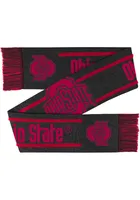 Forever Collectibles Ohio State Buckeyes Charcoal Gray Mens Scarf