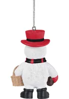 Cincinnati Reds Snowman Basket Ornament