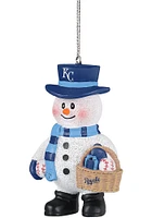 Kansas City Royals Snowman Basket Ornament