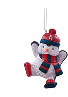 St Louis Cardinals Snowboarding Penguin Ornament -