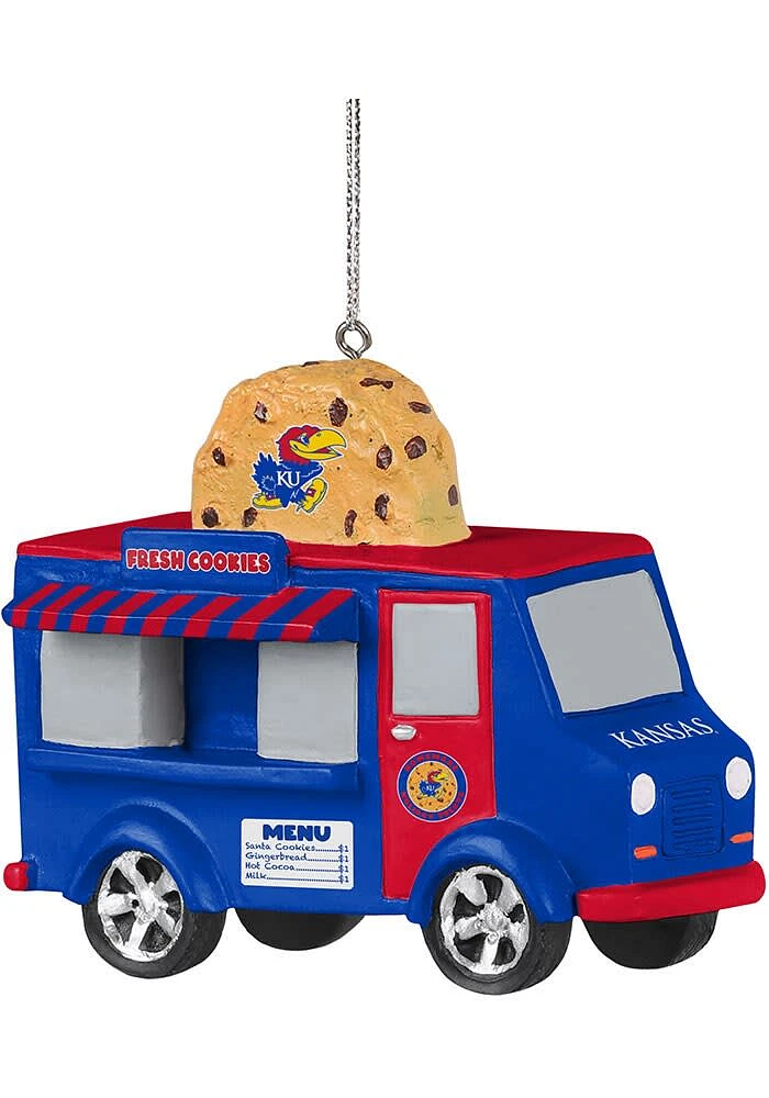 Kansas Jayhawks Food Truck Ornament -