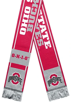 Forever Collectibles Ohio State Buckeyes Thematic Mens Scarf