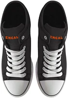 Cincinnati Bengals Black High Top Athletic Big Logo Canvas Sneaker Mens Shoes