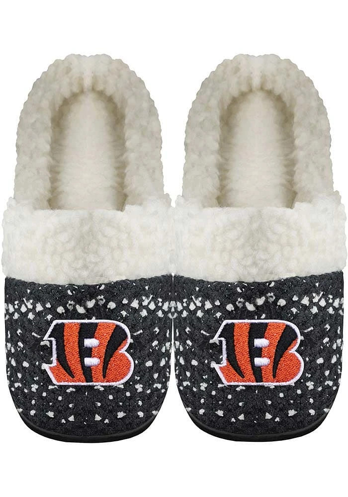 Cincinnati Bengals Toothbrush Yarn Footy Womens Slippers