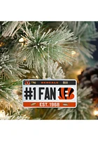 Cincinnati Bengals license plate Ornament