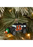 Cincinnati Bengals jeep with wreath Ornament