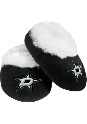Dallas Stars Fuzzy Baby Slippers