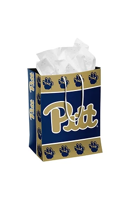 Pitt Panthers Team Color Medium Navy Blue Gift Bag