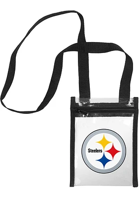 Forever Collectibles Pittsburgh Steelers White Stadium Approved Clear Bag