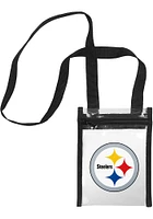 Forever Collectibles Pittsburgh Steelers White Stadium Approved Clear Bag